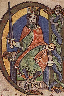 Portrait of David I of Scotland