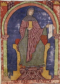 Portrait of Elvira of Castile, Queen of León