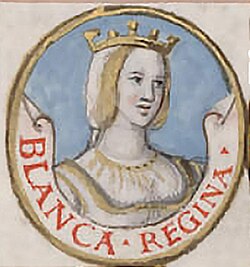 Portrait of Blanche of Navarre, Queen of Castile