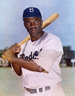 Portrait of Jackie Robinson