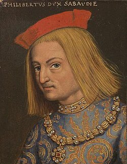 Portrait of Philibert II, Duke of Savoy