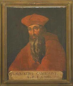Portrait of Lorenzo Campeggio