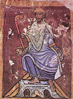 Portrait of Ordoño I of Asturias
