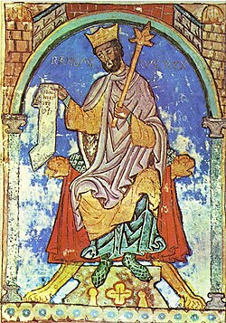Portrait of Ramiro II of León