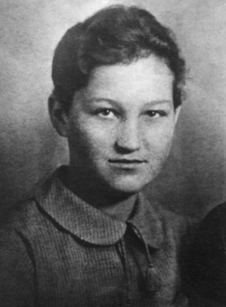 Portrait of Zoya Kosmodemyanskaya