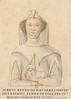 Portrait of Joan I of Navarre