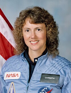 Portrait of Christa McAuliffe