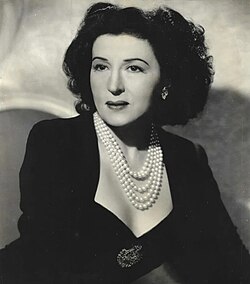 Portrait of Katina Paxinou