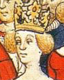 Portrait of Marie of Brabant, Queen of France