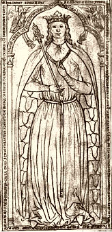 Portrait of Ingeborg of Denmark, Queen of France