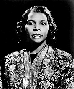 Portrait of Marian Anderson