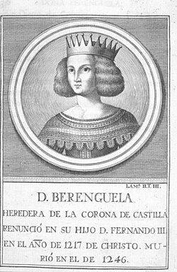 Portrait of Berengaria of Castile