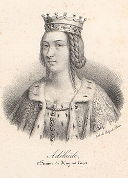 Portrait of Adelaide of Aquitaine