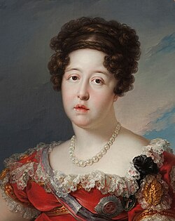 Portrait of Queen Maria Isabel of Spain