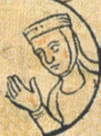 Portrait of Bertha of Burgundy