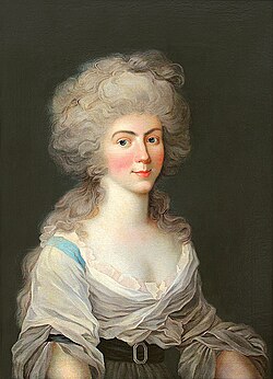Portrait of Landgravine Augusta Wilhelmina of Hesse-Darmstadt