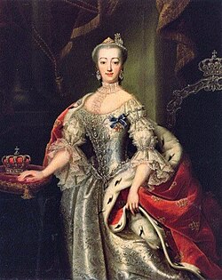 Portrait of Sophia Magdalene of Brandenburg-Kulmbach
