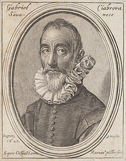 Portrait of Gabriello Chiabrera