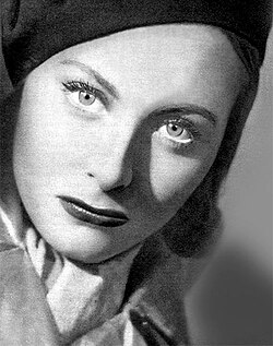 Portrait of Michèle Morgan