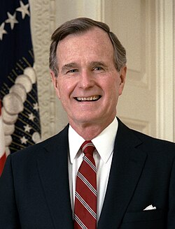 Portrait of George H. W. Bush