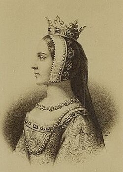 Portrait of Joan I, Countess of Auvergne
