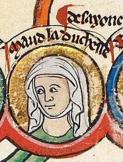 Portrait of Matilda of England, Duchess of Saxony