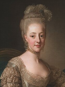 Portrait of Hedvig Elisabeth Charlotte of Holstein-Gottorp