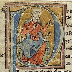 Portrait of Marie of France, Countess of Champagne