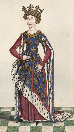 Portrait of Isabella of Valois, Duchess of Bourbon