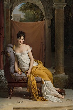 Portrait of Juliette Récamier