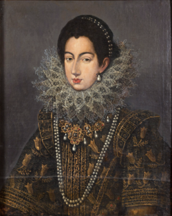 Portrait of Isabella of Savoy, Hereditary Princess of Modena