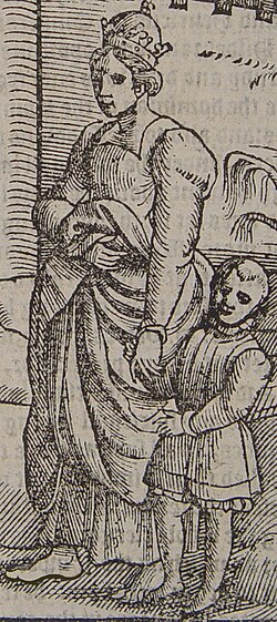 Portrait of Bertha of Savoy