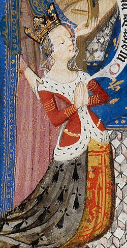 Portrait of Isabella of Scotland, Duchess of Brittany
