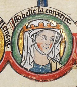 Portrait of Isabella of England