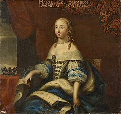 Portrait of Marie de Bourbon, Duchess of Montpensier