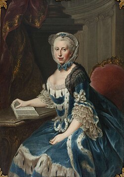 Portrait of Princess Augusta of Great Britain