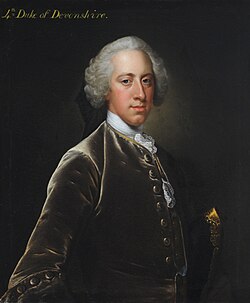 Portrait of William Cavendish, 4th Duke of Devonshire
