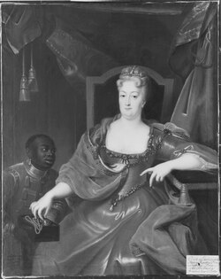 Portrait of Christiane Eberhardine of Brandenburg-Bayreuth