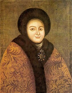 Portrait of Eudoxia Lopukhina
