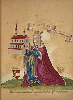 Portrait of Elizabeth of Carinthia, Queen of Germany