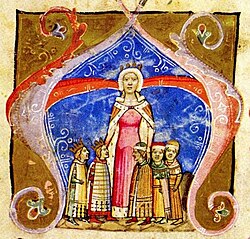 Portrait of Elizabeth of Poland, Queen of Hungary