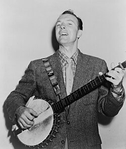 Portrait of Pete Seeger