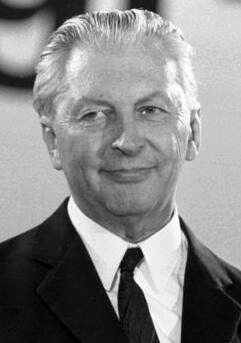 Portrait of Kurt Georg Kiesinger