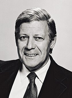 Portrait of Helmut Schmidt