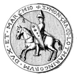 Portrait of Simon I, Duke of Lorraine
