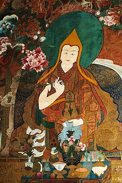 Portrait of Dalai Lama 11 Khedrub Gyatso