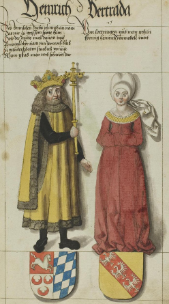 Portrait of Gisela of Burgundy