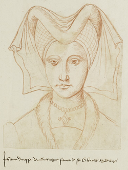 Portrait of Joan, Duchess of Brittany