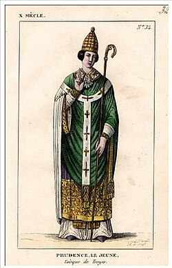 Portrait of Prudentius of Troyes