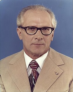 Portrait of Erich Honecker